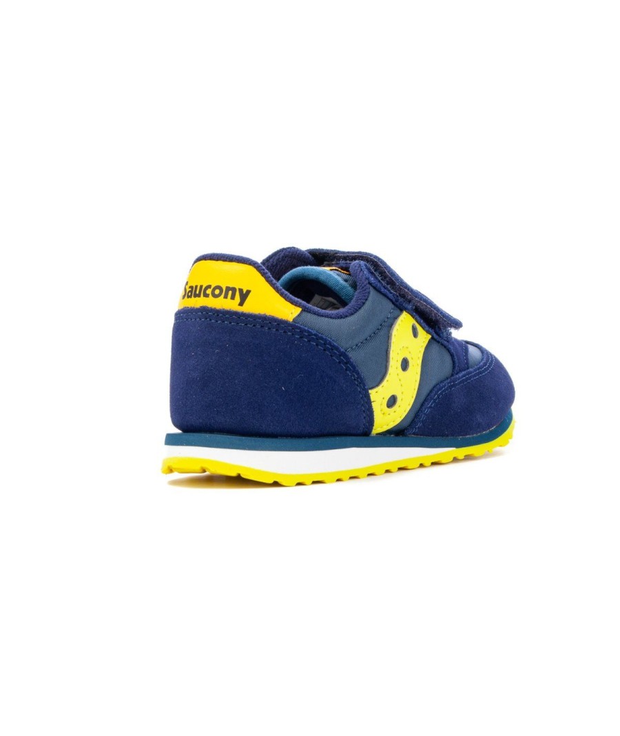 Junior SAUCONY | Saucony Sl264801 Baby Jazz Hl Sneaker Navy/Green