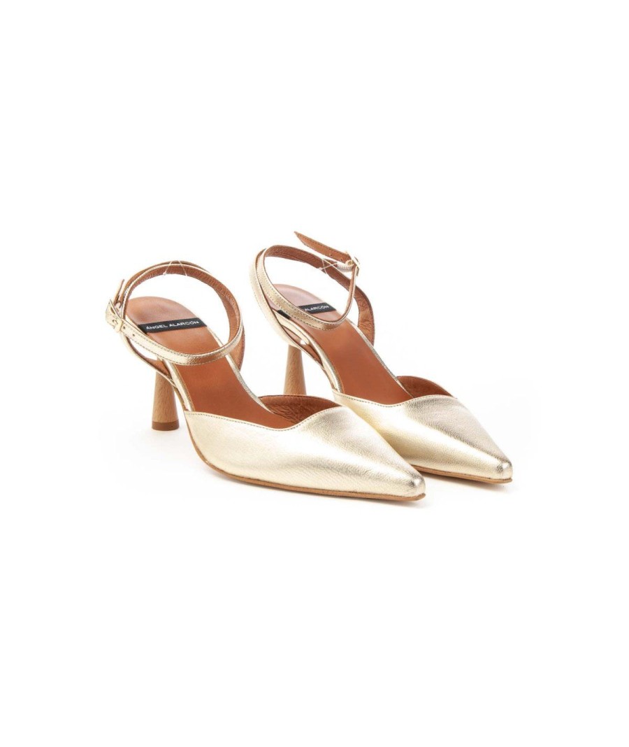 Donna ANGEL ALARCON | Angel Alarcon Slingback 23066 Platino