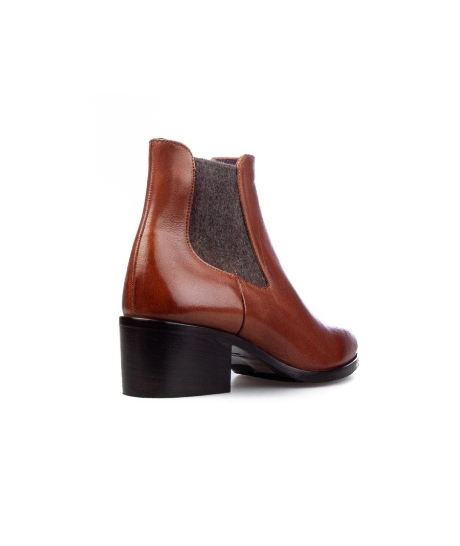 Donna CALPIERRE | Calpierre Dt362 Chealsea Boot Vitello T6 WhisHot