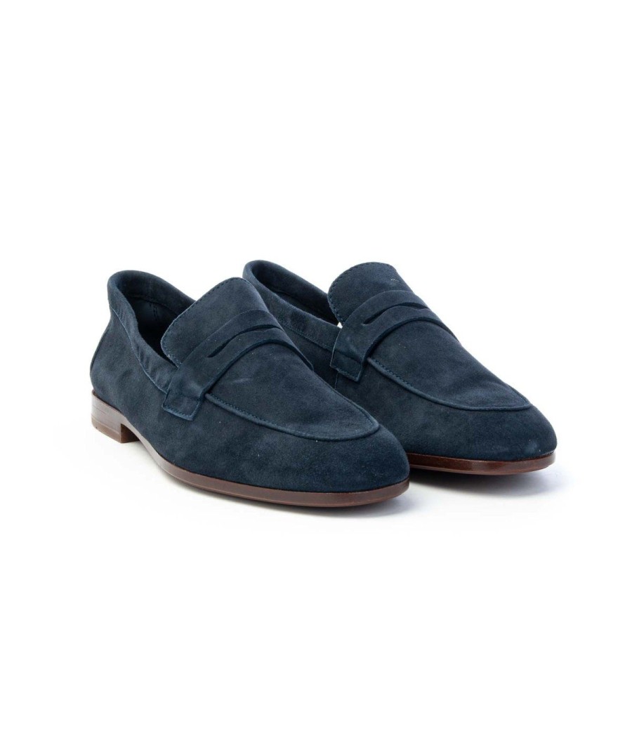 Uomo FRAU | Frau 34B5 Mocassino Uomo Blu