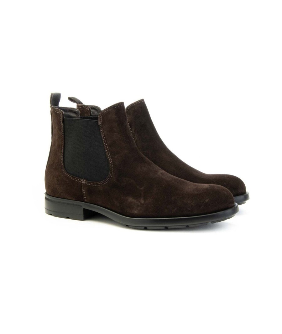 Uomo MARCO FERRETTI | Marco Ferretti 172697 Chelsea Boots Beatles Man Leone Shoes Frosinone Testa Di Moro