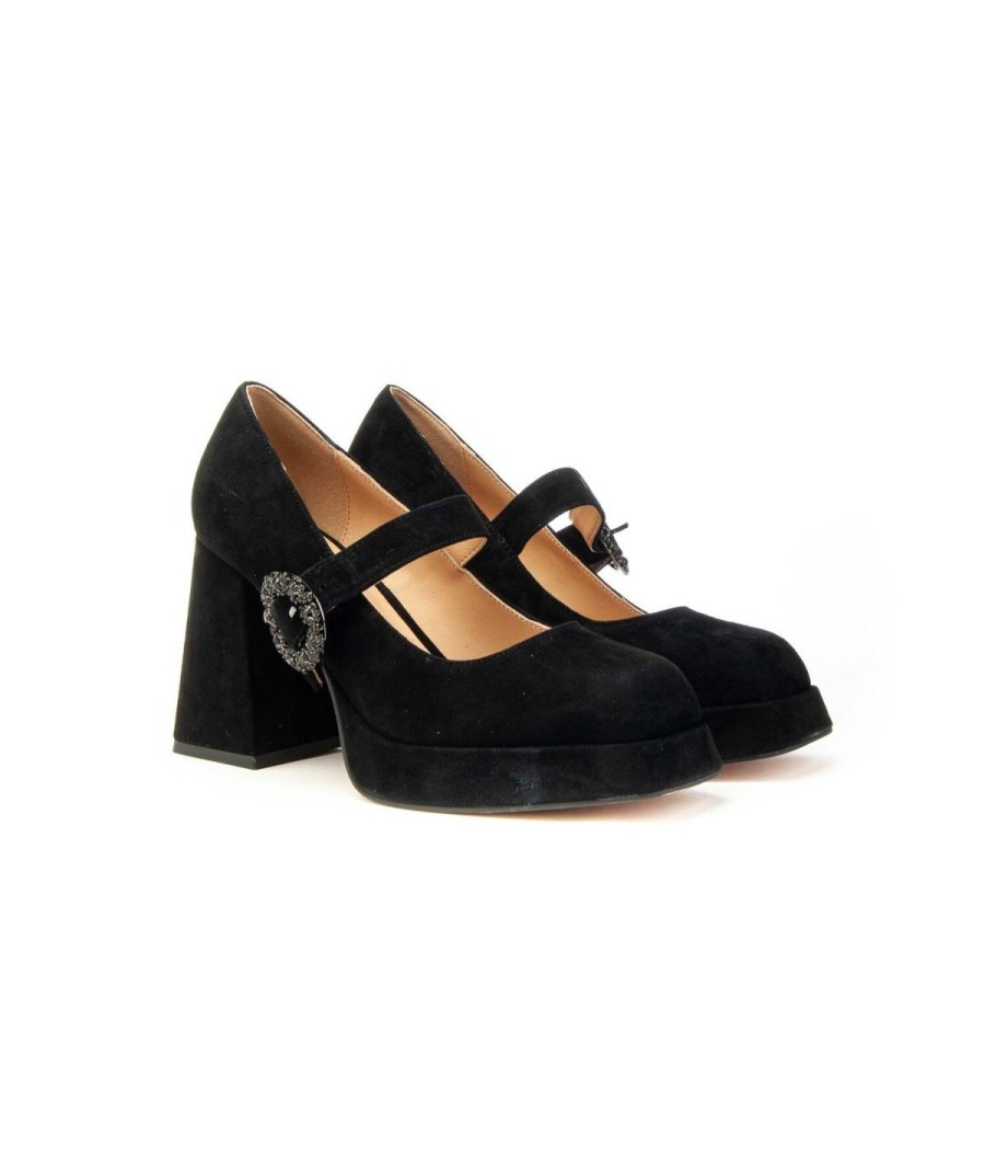 Donna ALMA EN PENA | Alma En Pena Ap279 Decolte Mary Jane Donna Leone Shoes Frosinone Black