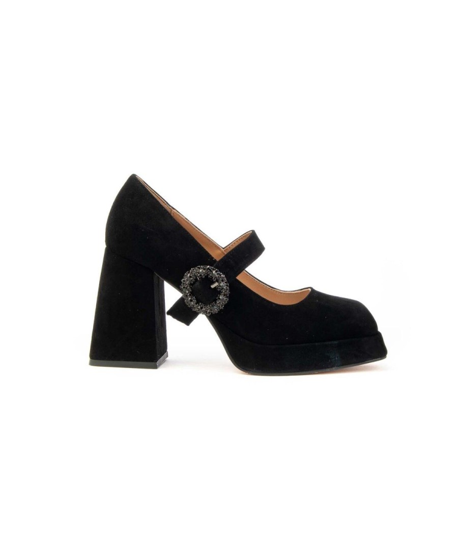 Donna ALMA EN PENA | Alma En Pena Ap279 Decolte Mary Jane Donna Leone Shoes Frosinone Black