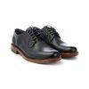 Uomo BRECOS | Brecos 9250 Derby Lacci Fondo Cuoio Uomo Blu