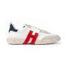 Uomo HOGAN | Hogan-3R H5M5900Dx00Qp9846N Sneakers Lacci Uomo Leone Shoes Bianco/Rosso