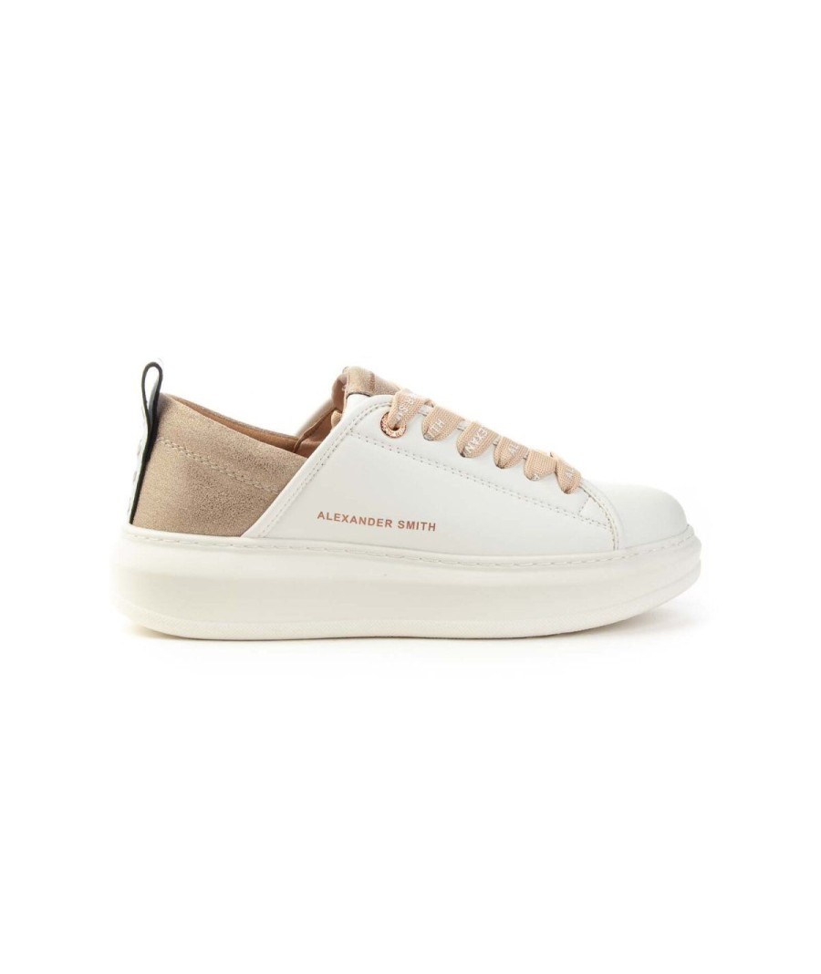 Donna ALEXANDER SMITH | Alexander Smith Aeawecd10Wsd Sneakers Woman Leone Shoes Frosinone White/Sand