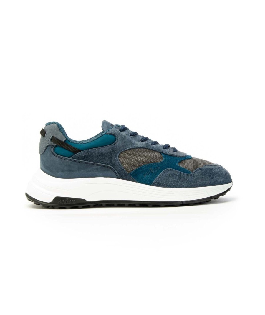 Uomo HOGAN | Hogan Hxm5630Dm900E1684W Hyperlight Sneakers Blu/Grigio