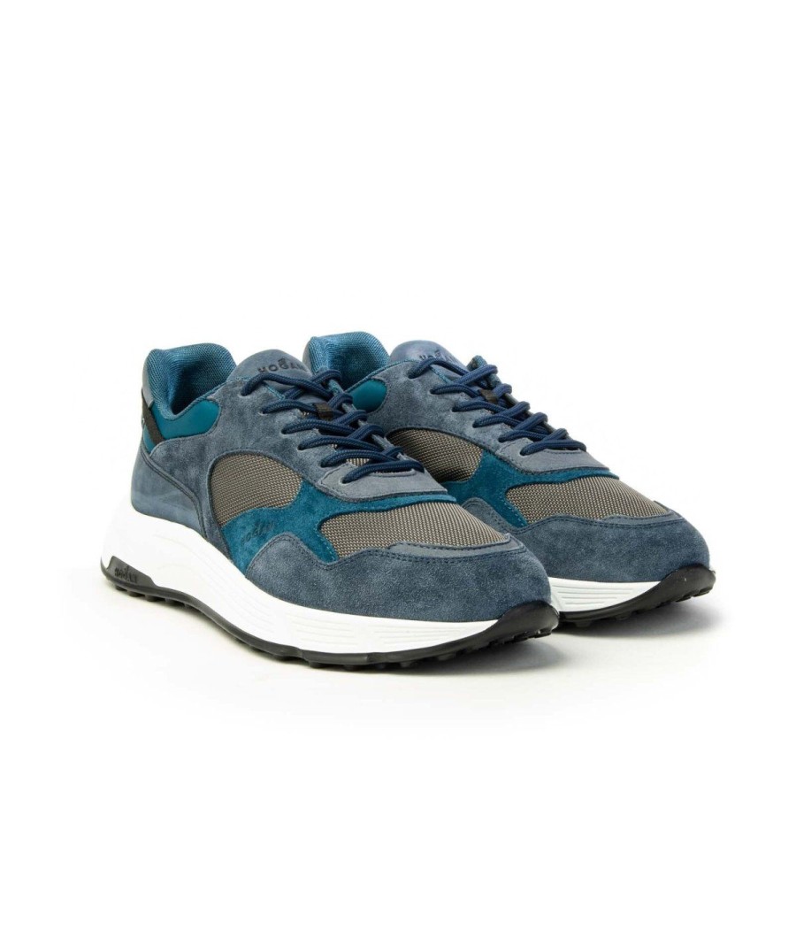 Uomo HOGAN | Hogan Hxm5630Dm900E1684W Hyperlight Sneakers Blu/Grigio