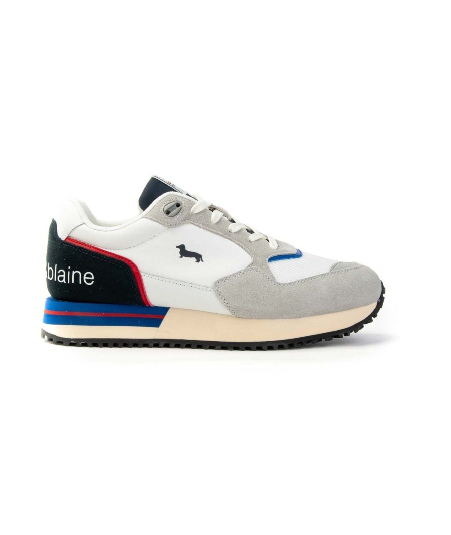 Uomo HARMONT&BLAINE | Harmont & Blaine Efm231.050 Scarpe Sneakers Uomo Leoneshoes Grigio/Bianco