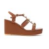 Donna APEPAZZA | Apepazza S2Luck01 Sandali Wedge Sandal Leone Shoes Cuoio