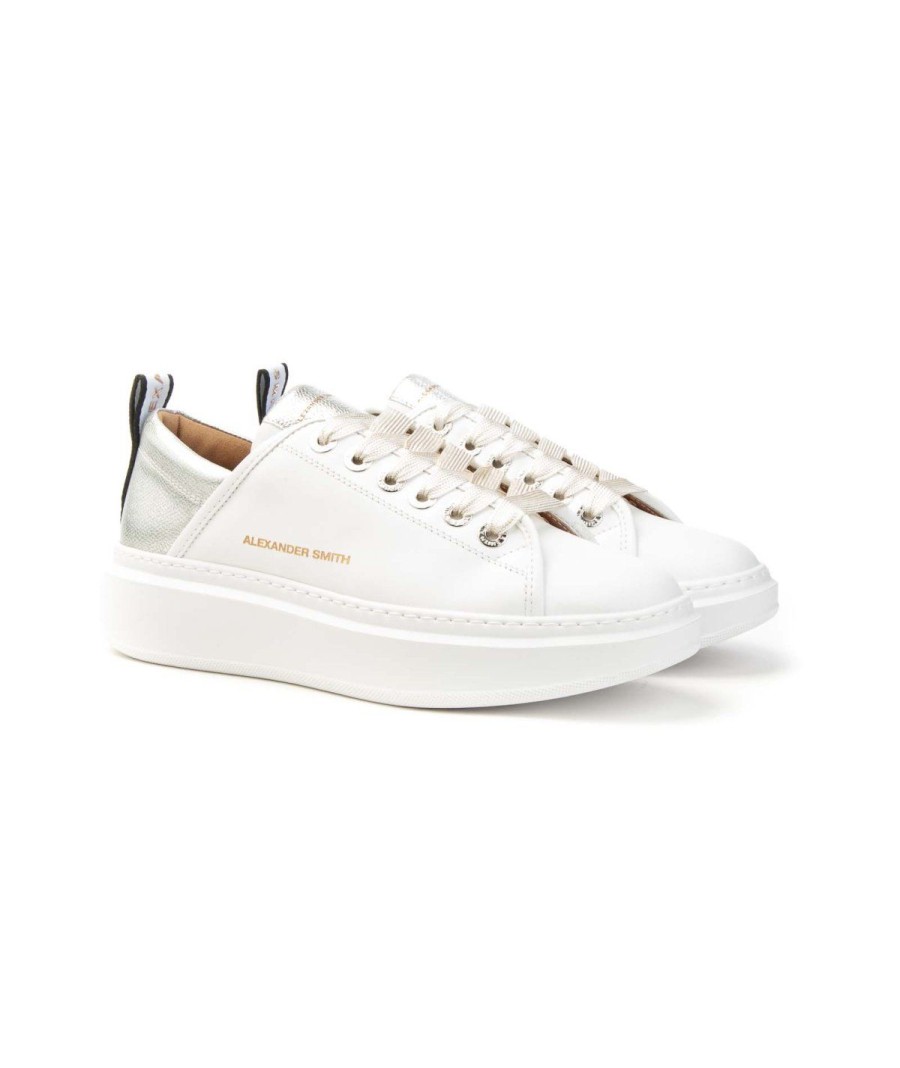 Donna ALEXANDER SMITH | Alexander Smith Asazwyw0493Wsv Sneaker Donna Leone Shoes Frosinone White/Silver