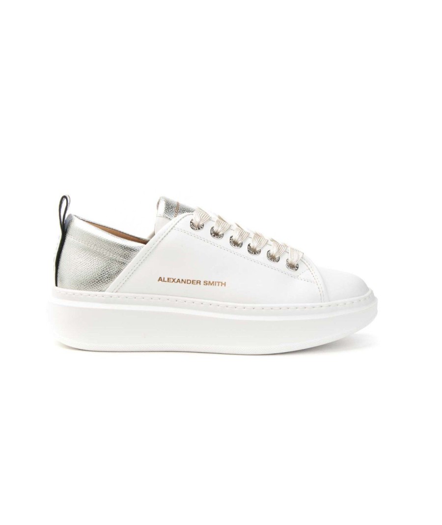 Donna ALEXANDER SMITH | Alexander Smith Asazwyw0493Wsv Sneaker Donna Leone Shoes Frosinone White/Silver