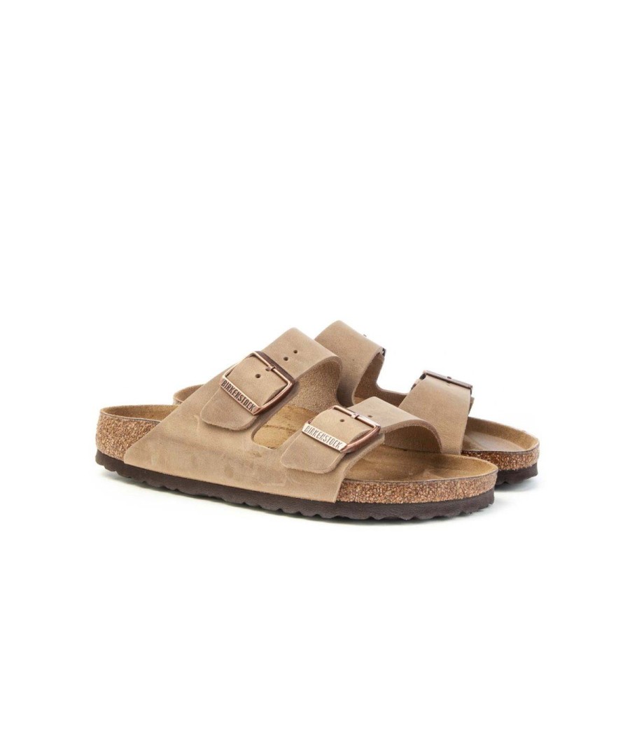 Unisex BIRKENSTOCK | Birkenstock Arizona 352203 Sandali Leone Shoes Frosinone Tabacco