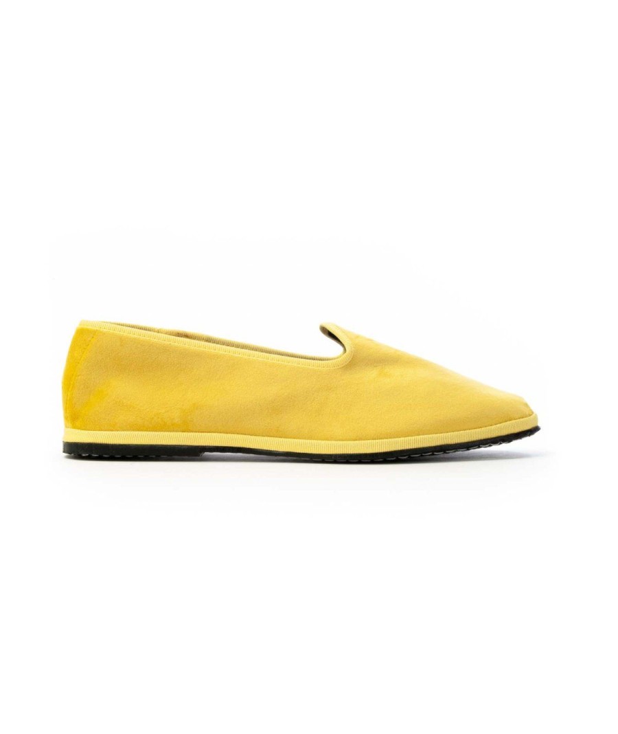 Donna LE FRIULANE DI LEONE SHOE | Friulane Ap01 Friulanain Velluto Giallo