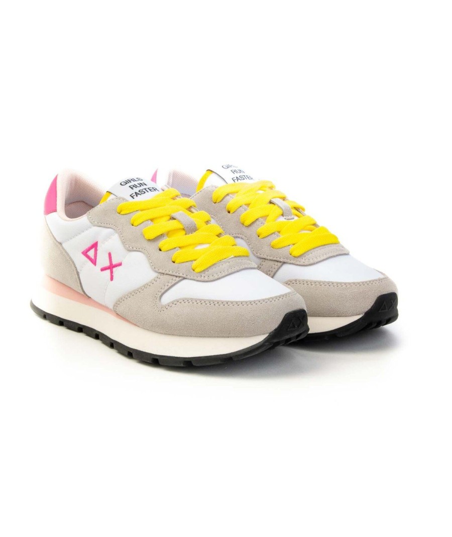 Donna SUN68 | Sun68 Scarpa Sneakers Ally Solid Z33201 Donna Leoneshoes Bianco