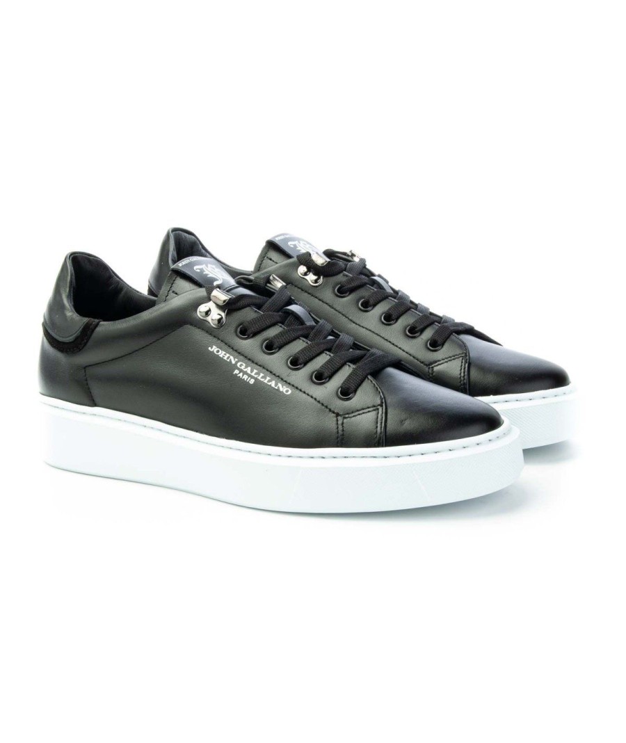 Uomo John Galliano Paris | John Galliano Paris 12000 Sneakers Uomo Nero