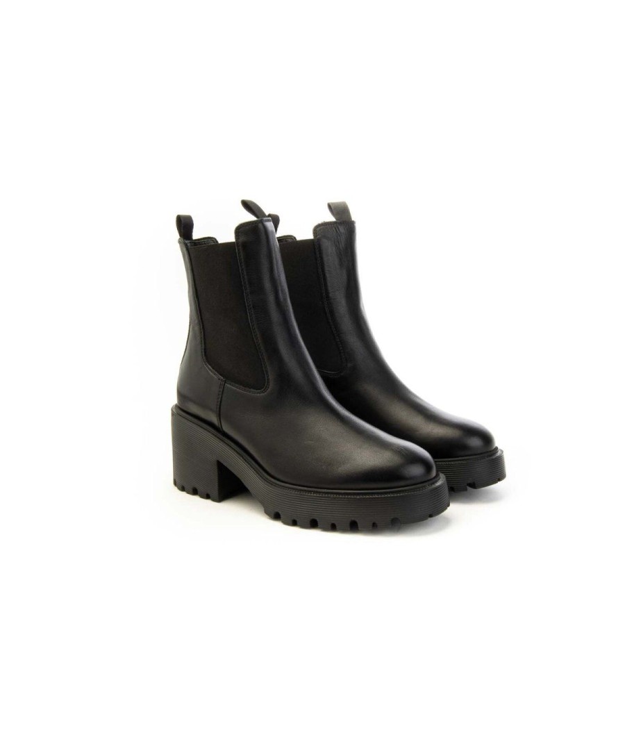 Donna HOGAN | Chelsea Boots Hogan H649 Hxw6490Dv80Kxtb999 Donna Nero