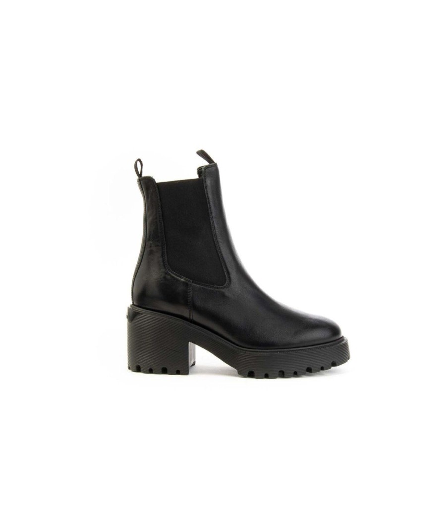 Donna HOGAN | Chelsea Boots Hogan H649 Hxw6490Dv80Kxtb999 Donna Nero