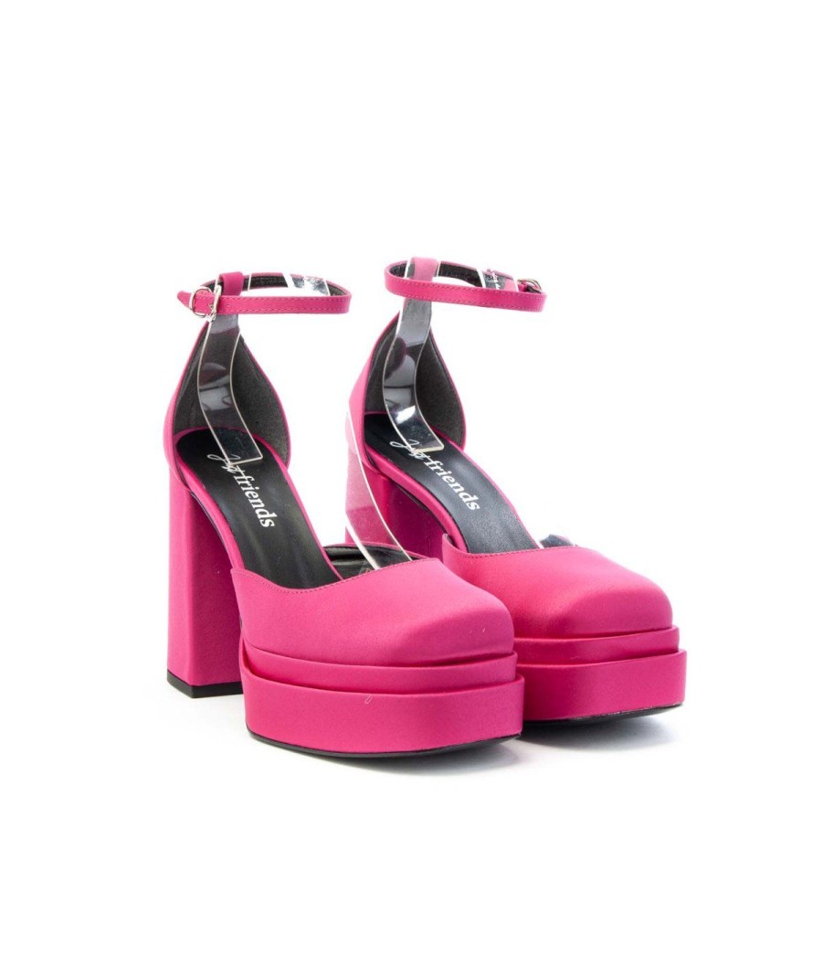 Donna JUST FRIENDS | Hot Jump Ferry Decollete Plateau Fuxia