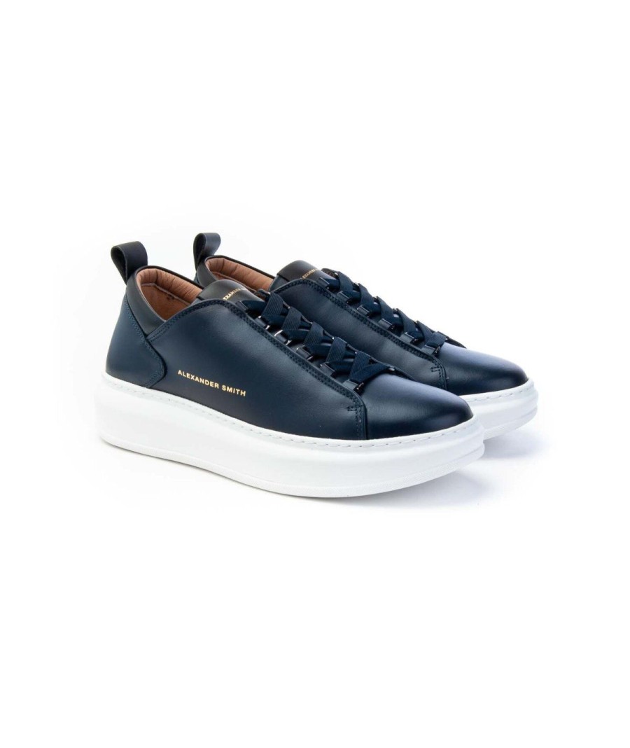 Uomo ALEXANDER SMITH | Alexander Smith Asayw1U Sneakers Uomo Leoneshoes Blu