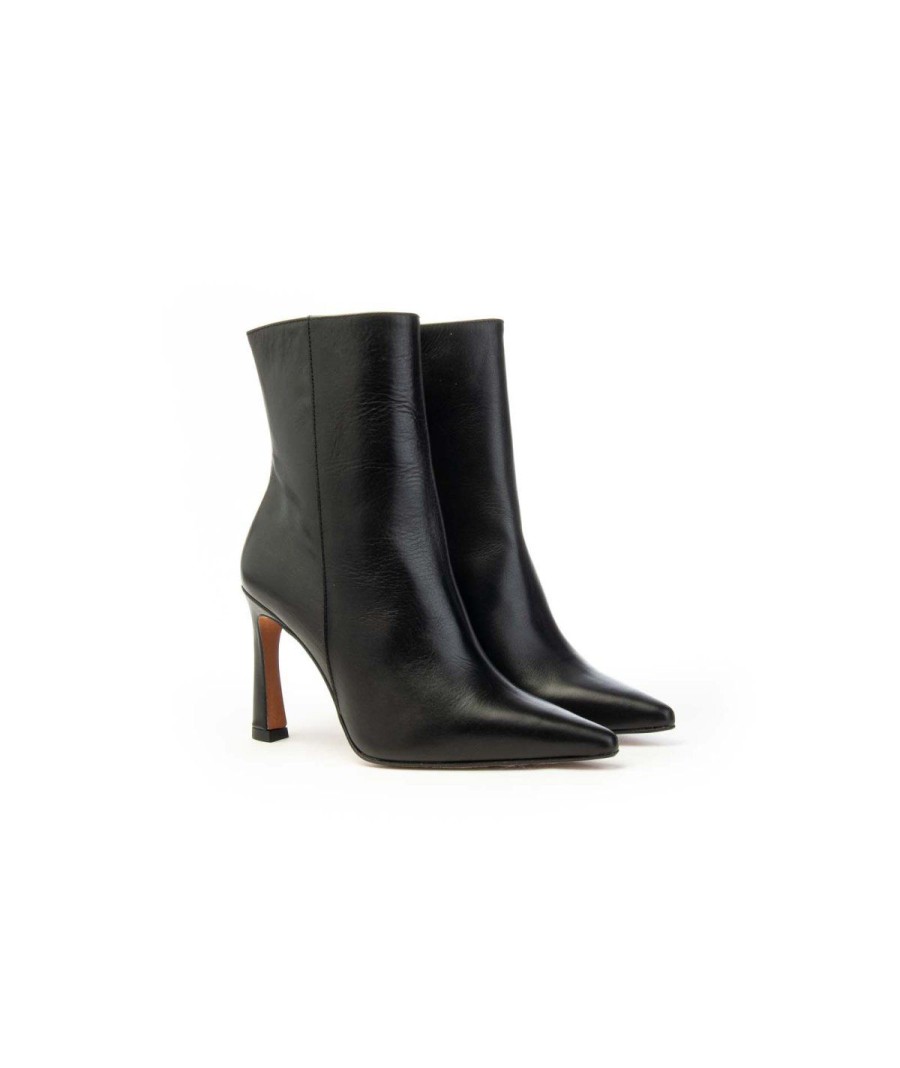 Donna ANGEL ALARCON | Angel Alarcon 23545-539C Stivaletto Leire Leone Shoes Frosinone Nero