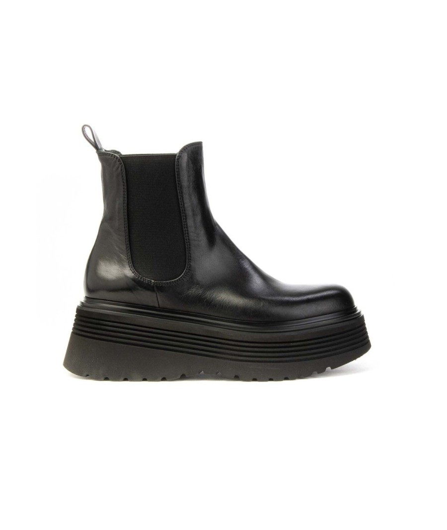 Donna FRUIT | Fruit 7796 Chelsea Boot Platform Nero