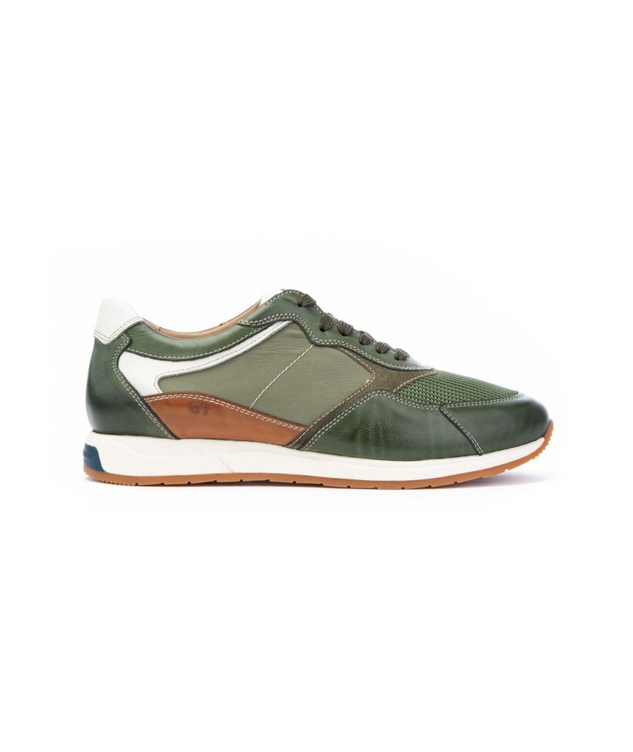 Uomo GALIZIO TORRESI | Galizio Torresi 418220 Sneakers Lacci Verde