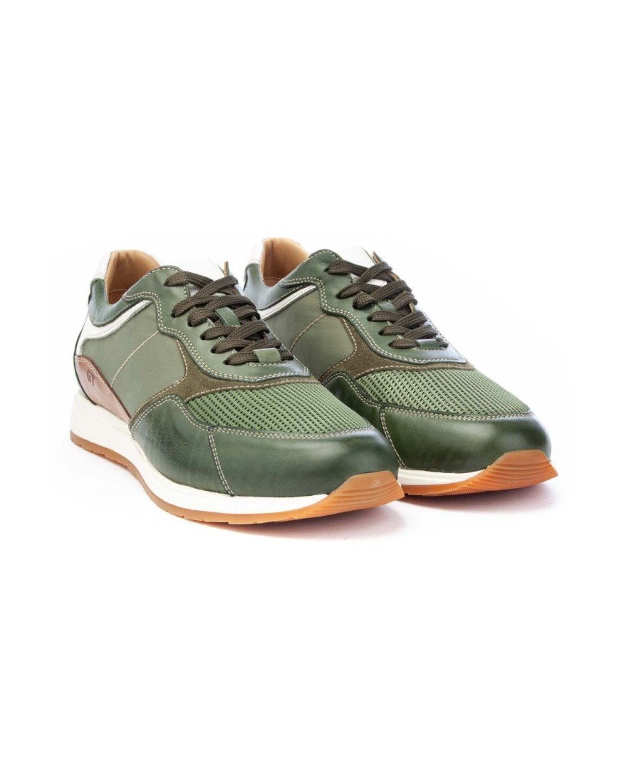 Uomo GALIZIO TORRESI | Galizio Torresi 418220 Sneakers Lacci Verde