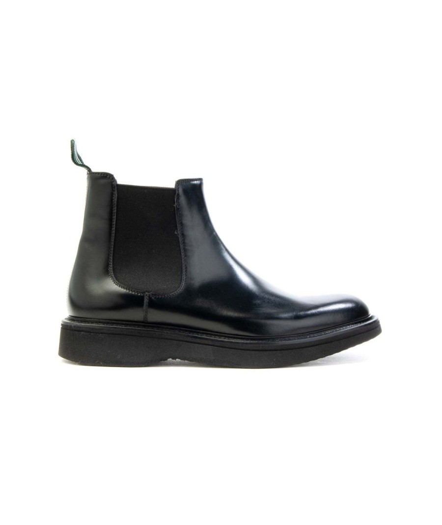 Uomo GREEN GEORGE | Green George 5079 Beatles Leone Shoes Made In Italy Nero