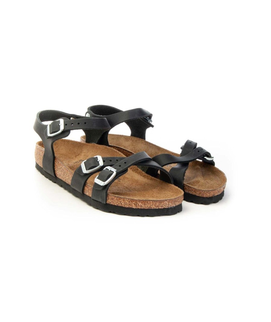 Donna BIRKENSTOCK | Birkenstock Kumba 1021487 Sandali Leone Shoes Frosinone Black