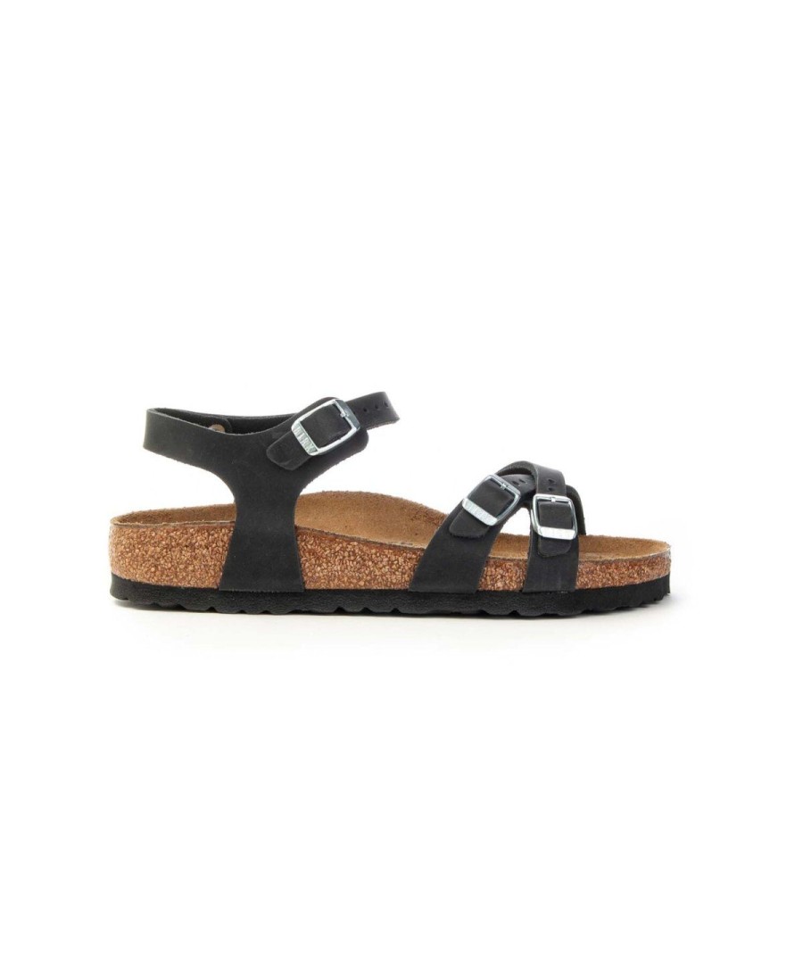 Donna BIRKENSTOCK | Birkenstock Kumba 1021487 Sandali Leone Shoes Frosinone Black