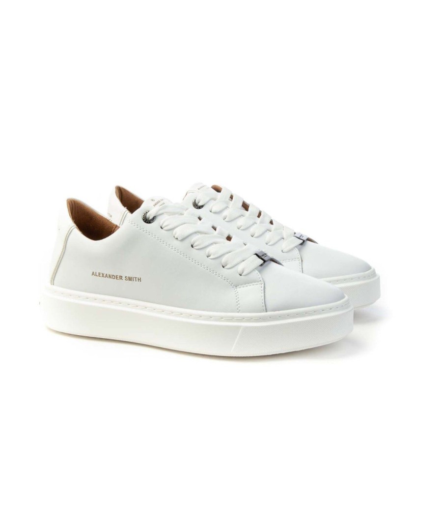 Uomo ALEXANDER SMITH | Alexander Smith Alazldm9012Twt Man Sneakers Leone Shoes Frosinone White