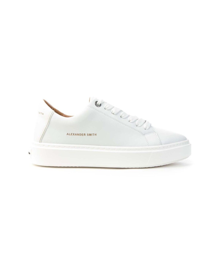 Uomo ALEXANDER SMITH | Alexander Smith Alazldm9012Twt Man Sneakers Leone Shoes Frosinone White