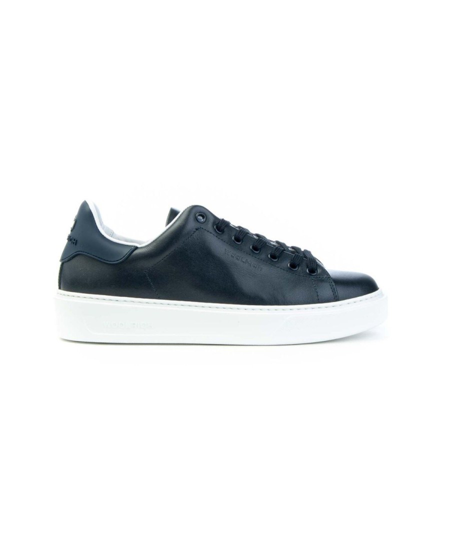 Uomo WOOLRICH | Woolrich Wfm232.001 Sneakers Uomo Classic Court Leone Shoes Frosinone Blu/Blu