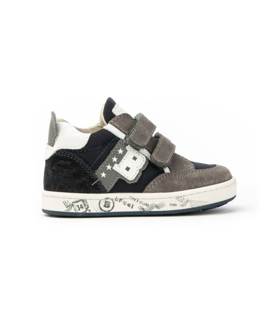 Junior BALDUCCI | Balducci Csp4905 Sneaker High Top 2 Strappi Leone Shoes Blu