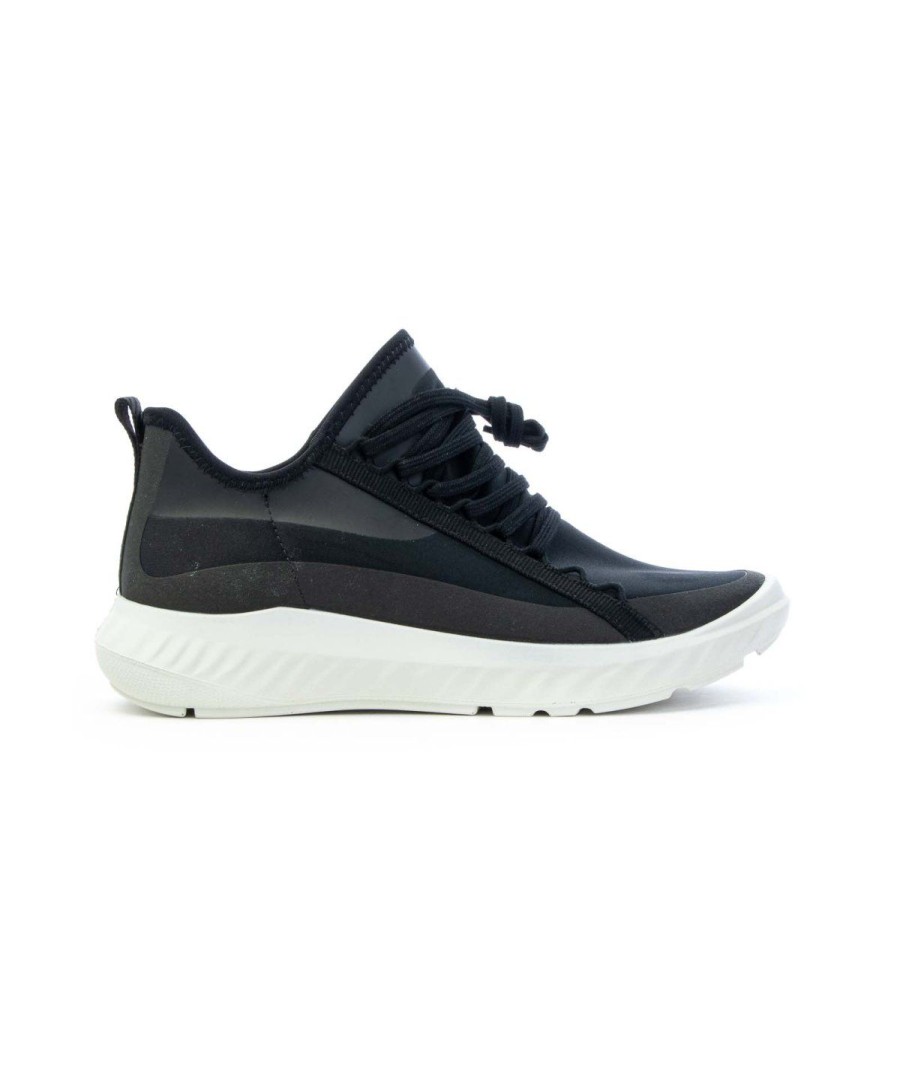 Donna ECCO | Ecco 834703 Ath 1Fw Sneakers Stretch Leone Shoes Black