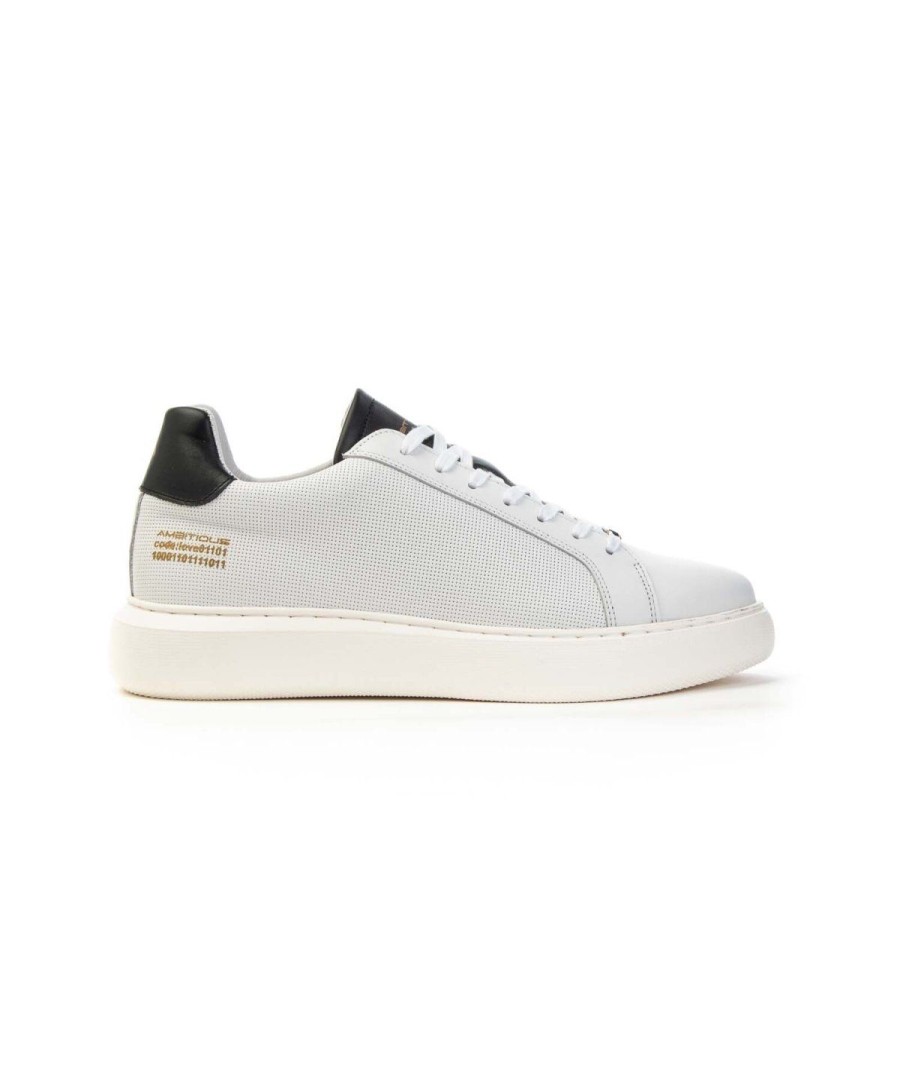 Uomo AMBITIOUS | Ambitious Sneakers 10634A-4838Am.3 Eclipse Man Leone Shoes White/Black