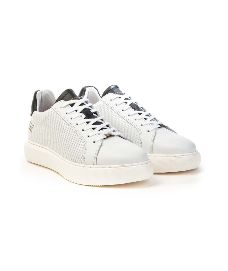 Uomo AMBITIOUS | Ambitious Sneakers 10634A-4838Am.3 Eclipse Man Leone Shoes White/Black