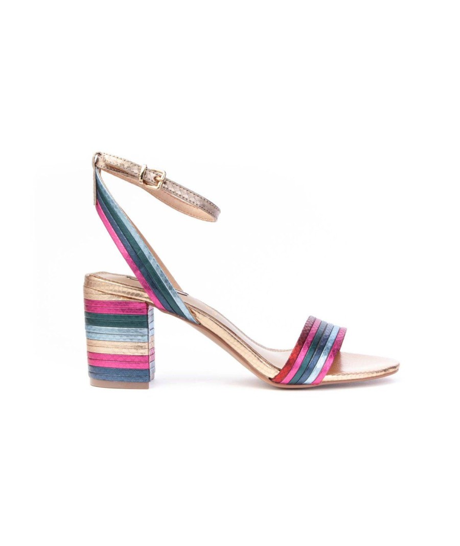 Donna EXE' | Exe 477 Adele Sandalo Cinturino Multicolor