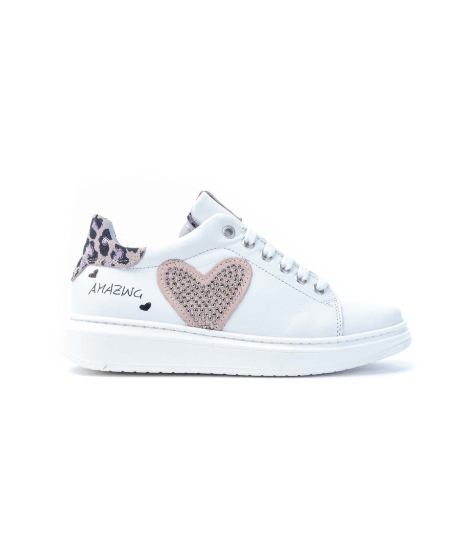 Junior CHIARA LUCIANI | Chiara Luciani Annabella Sneaker Laccileone Shoes Bianco