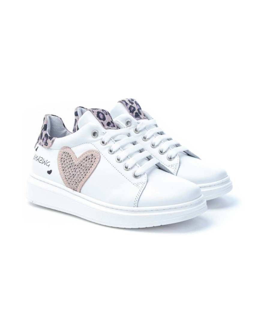 Junior CHIARA LUCIANI | Chiara Luciani Annabella Sneaker Laccileone Shoes Bianco