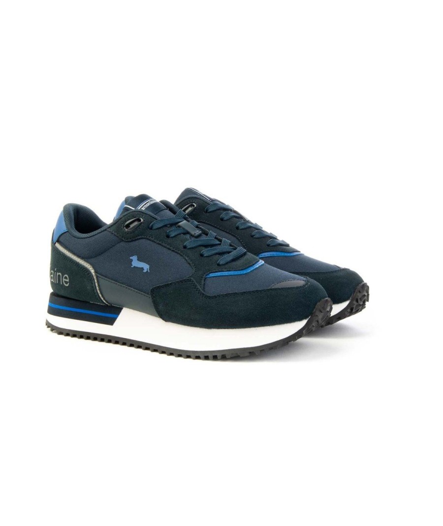 Uomo HARMONT&BLAINE | Harmont&Blaine Efm232.030 Sneakers Man Leone Shoes Frosinone Blu