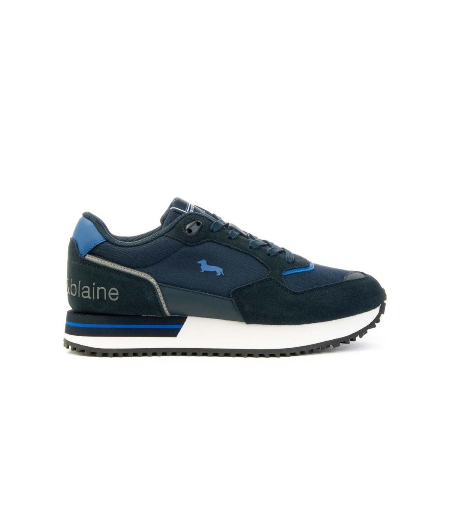 Uomo HARMONT&BLAINE | Harmont&Blaine Efm232.030 Sneakers Man Leone Shoes Frosinone Blu