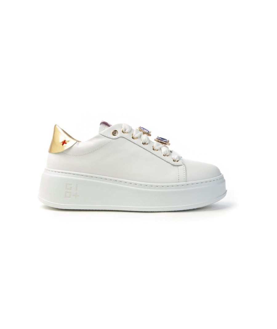 Donna GIO+ | Gio+ Pia160A Sneakers Donna Bijoux Leone Shoes Frosinone White/Lilla