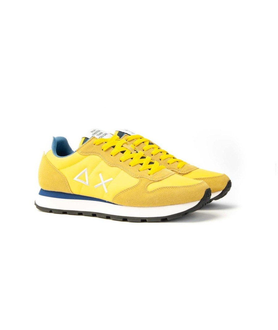 Uomo SUN68 | Sun68 Z34101 Tom Solid Sneakers Uomo Leone Shoes Frosinone Giallo