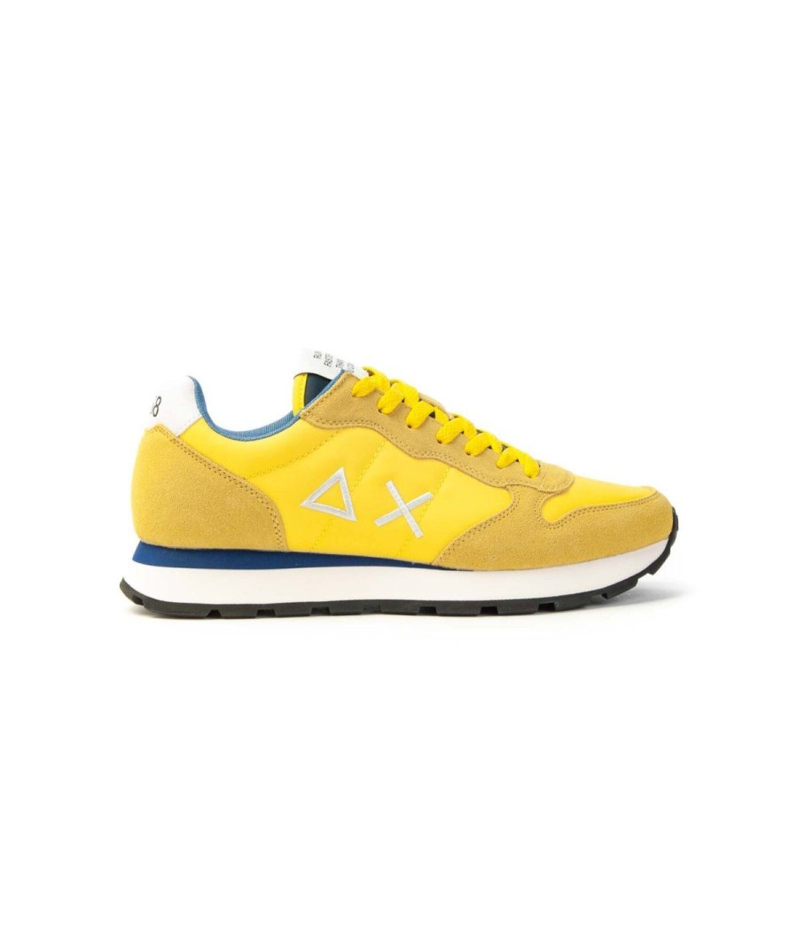 Uomo SUN68 | Sun68 Z34101 Tom Solid Sneakers Uomo Leone Shoes Frosinone Giallo