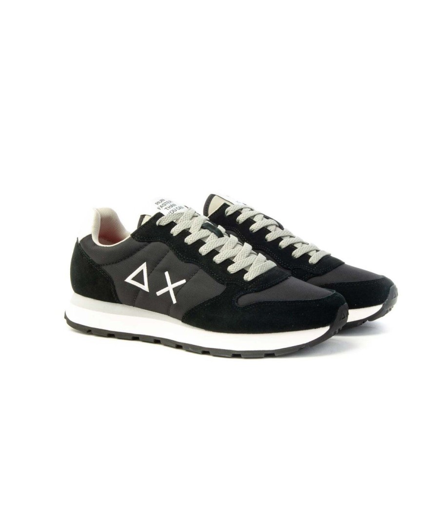 Uomo SUN68 | Sun68 Z34101 Tom Solid Sneakers Uomo Leone Shoes Frosinone Nero