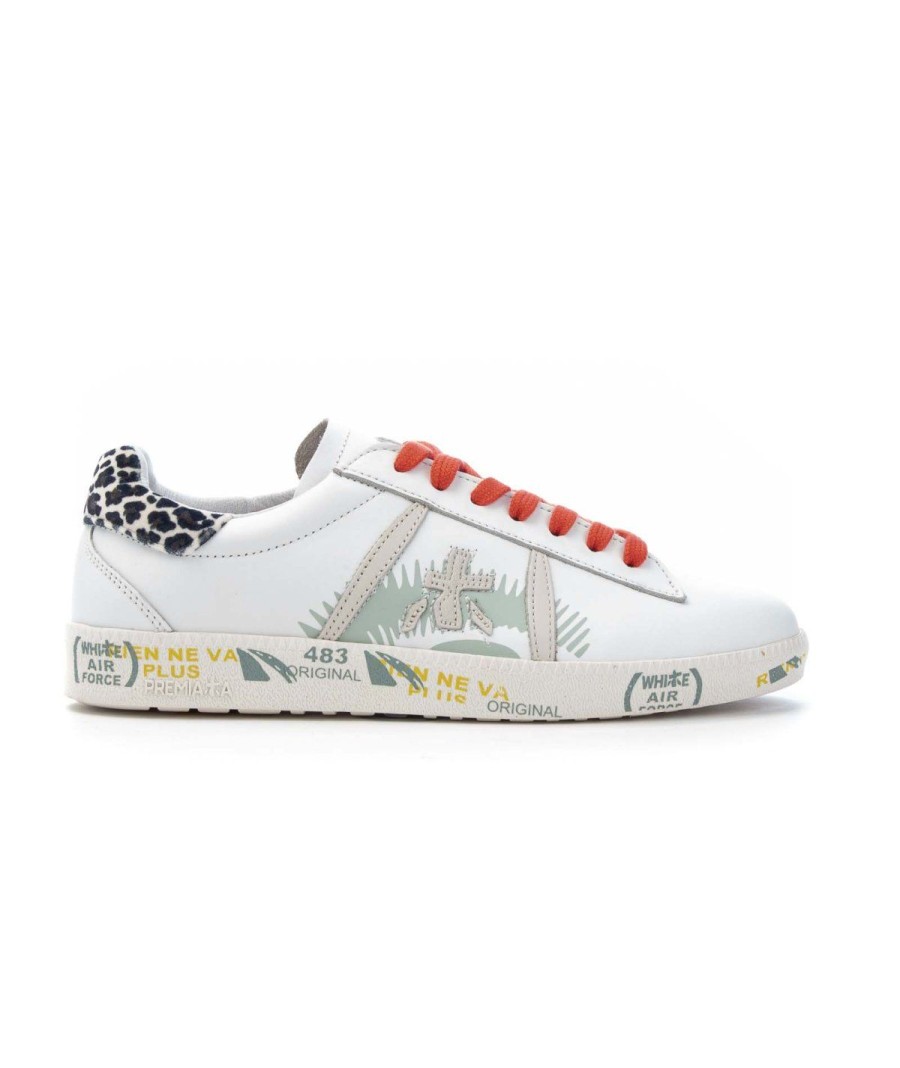 Donna PREMIATA | Premiata Andy 5427 Leone Shoes Bianco/Rosso