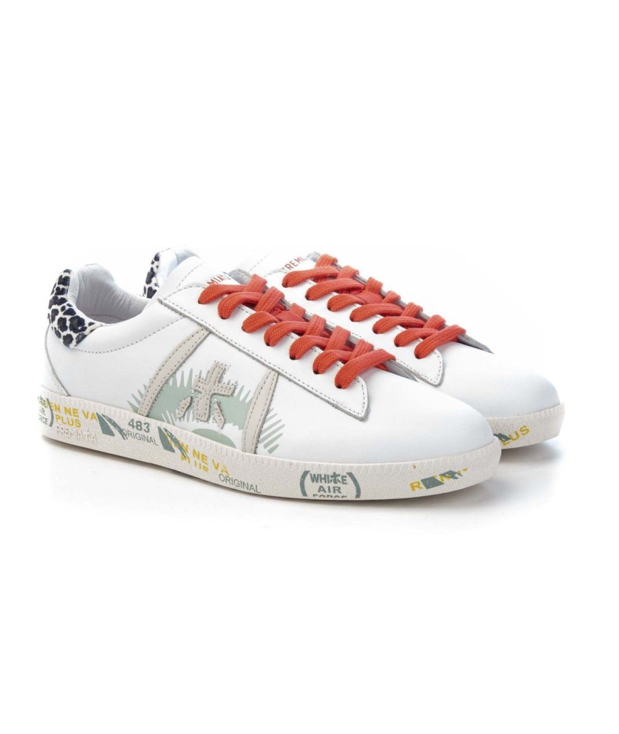 Donna PREMIATA | Premiata Andy 5427 Leone Shoes Bianco/Rosso