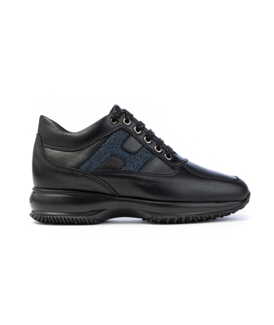 Donna HOGAN | Sneaker Hogan Interactive Hxw00N0S360Q8W0Tt0 Leone Shoes Frosinone Nero